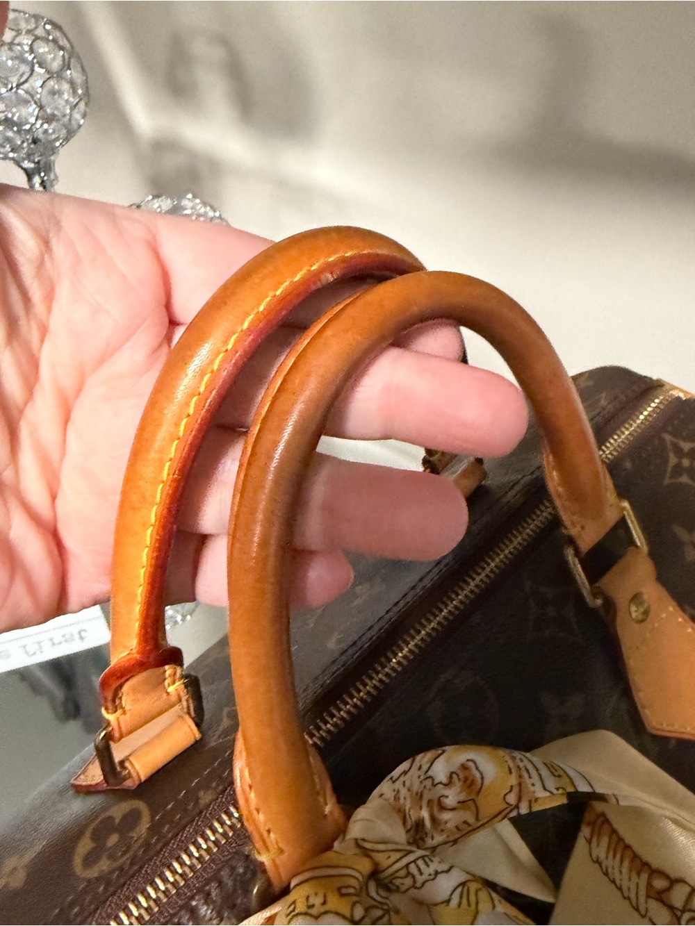 Louis Vuitton Speedy 30 with COA and LV Dusty - Picture 12 of 16